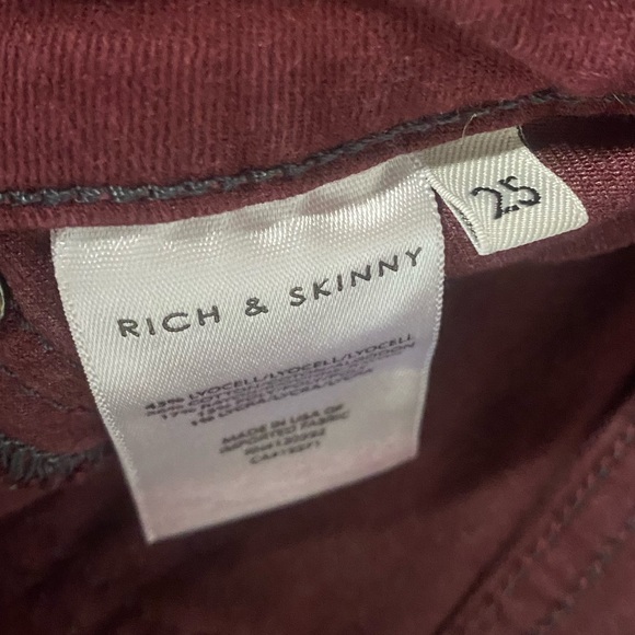 Rich and skinny red jeans size 25 - Picture 4 of 7
